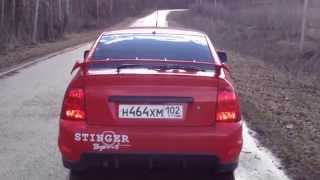 Выхлопная система Subaru Sound. Лада Приора Купе Спорт.