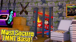 Minecraft Vs - THE MOST SECURE TMNT BASE CHALLENGE!!!