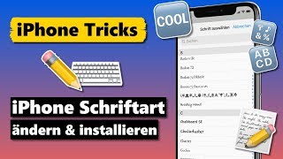iPhone Schrift ändern & eigene Schriftarten installieren (deutsch)