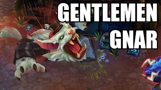 LoL Gentleman Gnar Skin Spotlight! (League of Legends Gameplay)