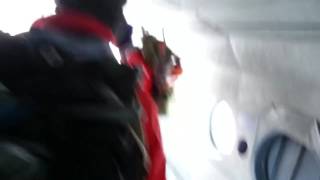 Затяжной прыжок с парашютной системой арбалет 2)))