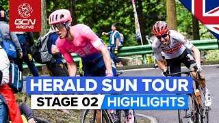 Jayco Herald Sun Tour 2020 Stage 2 HIGHLIGHTS | Beechworth - Falls Creek