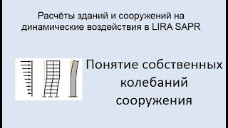 Расчёт зданий и сооружений на динамические воздействия в Lira Sapr Урок 1