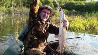 Рыбалка на пожарном озере в районе Кузедеева