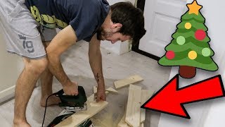 VLOG: ДЕЛАЕМ ЁЛКУ СВОИМИ РУКАМИ