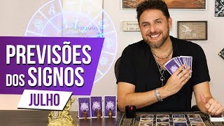 PREVISÕES DE JULHO/2018 - HORÓSCOPO COM TAROT