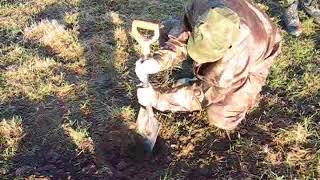 Копаем мерзлую землю