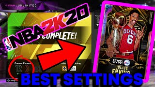 BEST MYTEAM SETTINGS TO HELP YOU GO 12-0 | NBA 2K20 MYTEAM