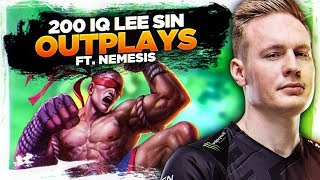 Broxah | Lee Sin Jungle: 200 IQ OUTPLAYS (Ft. Nemesis)