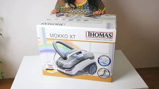 Распаковка моющего пылесоса Thomas mokko xt.