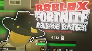 *NEW* ROBLOX FORTNITE RELEASE DATE? + UPDATE! (Legendary Weapons, Chests, Destructible Environment)