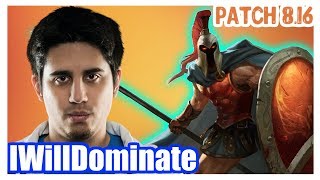 IWillDominate | PANTHEON vs GRAVES | PANTHEON Jungle | PANTHEON Challenger Gameplay | Patch 8.16