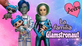 La Familia LOL Glamstronaut 24 horas en caja de carton!!! Juguetes con Andre