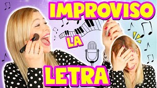 ?RETO "INVENTA LA LETRA" mientras me maquillo ?| Versión CANCIONES DISNEY