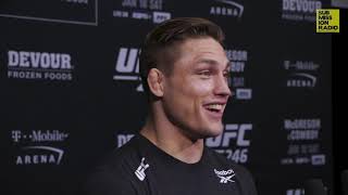 UFC 246  Drew Dober Post Fight Interview