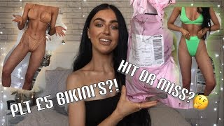 TESTING PRETTY LITTLE THING £5 BIKINIS!! TRY ON HAUL/REVIEW- HIT OR MISS?! | ANNA TEMPLETON