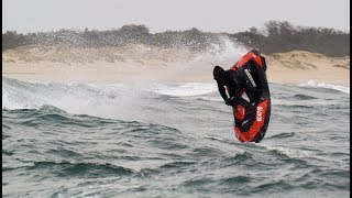 Seadoo Spark Riders in Big waves Jump Session