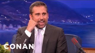 Steve Carell Improvises Some New Characters - CONAN on TBS