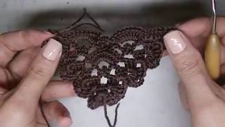 2  Как связать ажурную шаль веерочками, 6, 7, 8 и последующие ряды