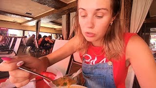 АНАПА. 2.07.19 ПОГОДА. ТЕСТИРУЕМ СТОЛОВУЮ В ДЖЕМЕТЕ.  ДОННОЕ ТЕЧЕНИЕ. ЗАПРЕТ КУПАНИЯ В АНАПЕ