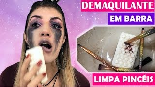 SABONETE DEMAQUILANTE que LIMPA PINCEL? MELHOR demaquilante PINK COLOR
