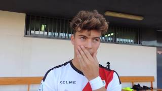 Álvaro Juan tras el Rayo B-Unión Adarve
