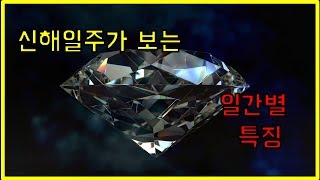 신해일주의 10천간 일간별 관찰 느낌 - 명리학토크 022