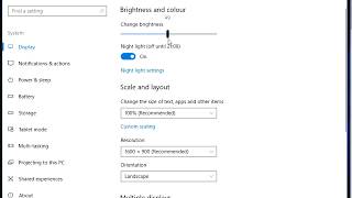 How To Adjust Screen Brightness In Windows 10