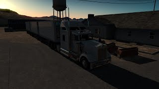 Стрим по American Truck Simulator (Kenworth) public beta 1.32 Собственная тройная сцепка