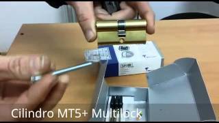 Apertura caja cilindro-bombín MT5+ Multilock