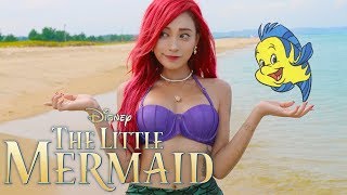 인어공주 에리얼 메이크업하고 바다 해변에 가봤습니다. ㅋㅋㅋ [ENG SUB] I went to the beach with the mermaid ariel makeup! LOL