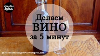 Как сделать домашнее белое вино || Простые советы