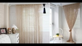 Шторы Нити в Интерьере 2018 /Curtains of Thread in the Interior /Die Filamente Vorhänge
