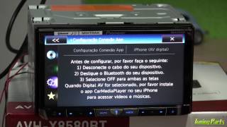 AppRadio com iPhone 5, como configurar - Tutorial passo a passo (cabo CD-IH202)