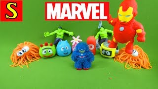 Avengers Squishy Toys I Cut Open HULK!! Lots of Squishy Toys!