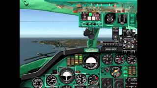 TU 134 A Flightsimulator X- Plane, Demo