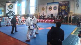 Кыргызстан (красный) vs Казахстан (синий) 2 бой Артём Прибытков (красный) - ? (синий)