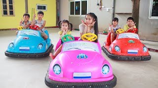 Kids Go To School | Chuns With Best Friends Play In Game Park The Children's City Toys