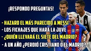 HAZARD EL MÁS PARECIDO A MESSI | ¿QUIÉN LLEVARÁ EL 7 MADRID? | VAN DIJK BALÓN DE ORO | FICHAJES JUVE