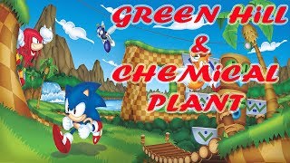 Sonic Mania - Green Hill Zone & Chemical Plant Zone PC Gameplay Walkthrough Part 1 (Sonic & Tails)