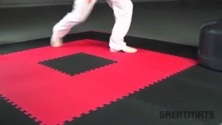 Home Martial Arts Gym Floor Mats - Home Exercise and Play Workout Mats