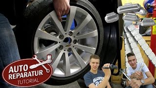 REIFEN WUCHTEN | Räder richtig auswuchten |  Wuchtmaschine benutzen | DIY Tutorial