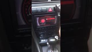 Разблокировка штатной автомагнитолы AUDI Navigation Plus RNS-E. Ввод полученного от кода клиентом