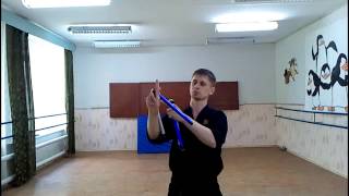 Как крутить нунчаку nunchaku tutorial вращение через пальцы