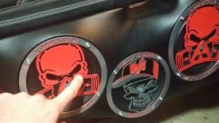 #АВТОЗВУК LANCER X - ГРИЛИ НА ДИНАМИКИ от AutoGrills ''Финальный вид дверных карт''