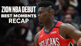 Zion Williamson Puts on 4th Quarter Show In NBA Debut | Highlights