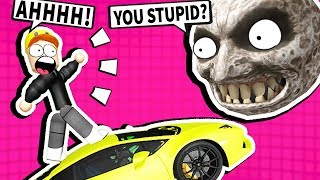 FLYING MY CAR INTO THE MOON on ROBLOX...