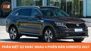 Phân biệt sự khác nhau của 4 phiên bản Kia Sorento 2021 - Deluxe, Luxury, Premium và Signature