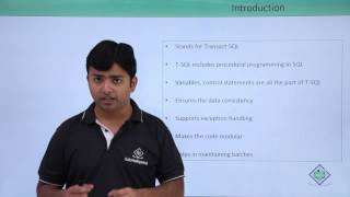T SQL - Introduction to T SQL