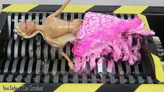Experiment Shredding Princess Elsa Lego And Toys | The Crusher